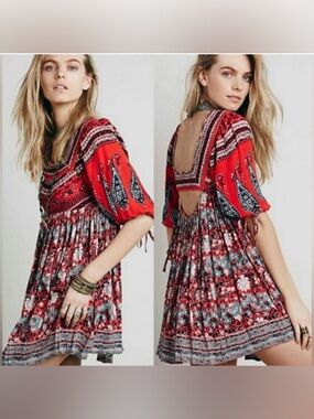 Free People Midsummer Dream Mini Dress